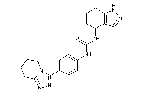 1-(4,5,6,7-tetrahydro-1H-indazol-4-yl)-3-[4-(5,6,7,8-tetrahydro-[1,2,4]triazolo[4,3-a]pyridin-3-yl)phenyl]urea