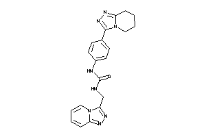 1-[4-(5,6,7,8-tetrahydro-[1,2,4]triazolo[4,3-a]pyridin-3-yl)phenyl]-3-([1,2,4]triazolo[4,3-a]pyridin-3-ylmethyl)urea