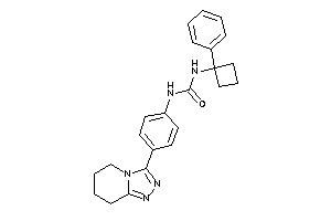 1-(1-phenylcyclobutyl)-3-[4-(5,6,7,8-tetrahydro-[1,2,4]triazolo[4,3-a]pyridin-3-yl)phenyl]urea