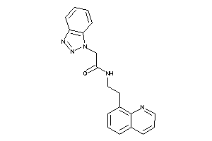 2-(benzotriazol-1-yl)-N-[2-(8-quinolyl)ethyl]acetamide