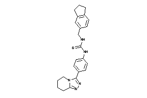 1-(indan-5-ylmethyl)-3-[4-(5,6,7,8-tetrahydro-[1,2,4]triazolo[4,3-a]pyridin-3-yl)phenyl]urea