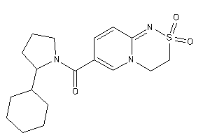 (2-cyclohexylpyrrolidino)-(2,2-diketo-3,4-dihydropyrido[2,1-c][1,2,4]thiadiazin-7-yl)methanone