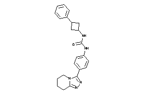 1-(3-phenylcyclobutyl)-3-[4-(5,6,7,8-tetrahydro-[1,2,4]triazolo[4,3-a]pyridin-3-yl)phenyl]urea