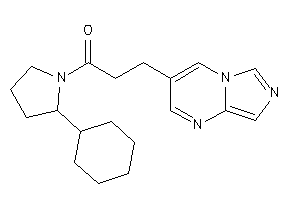 1-(2-cyclohexylpyrrolidino)-3-imidazo[1,5-a]pyrimidin-3-yl-propan-1-one