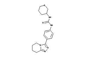 1-tetrahydropyran-3-yl-3-[4-(5,6,7,8-tetrahydro-[1,2,4]triazolo[4,3-a]pyridin-3-yl)phenyl]urea