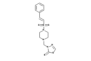 3-[(4-styrylsulfonylpiperazino)methyl]-1,3,4-thiadiazole-2-thione