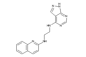 1H-pyrazolo[3,4-d]pyrimidin-4-yl-[2-(2-quinolylamino)ethyl]amine