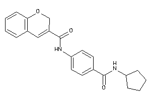 N-[4-(cyclopentylcarbamoyl)phenyl]-2H-chromene-3-carboxamide