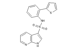 N-[2-(2-thienyl)phenyl]-1H-pyrrolo[2,3-b]pyridine-3-sulfonamide