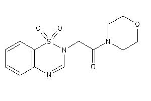 2-(1,1-diketobenzo[e][1,2,4]thiadiazin-2-yl)-1-morpholino-ethanone