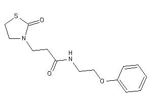 3-(2-ketothiazolidin-3-yl)-N-(2-phenoxyethyl)propionamide