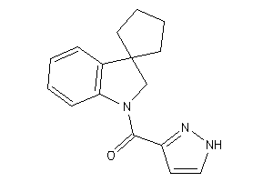 1H-pyrazol-3-yl(spiro[cyclopentane-1,3'-indoline]-1'-yl)methanone