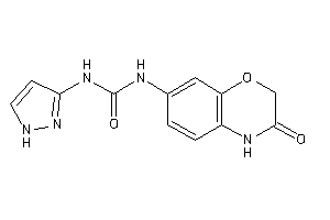 1-(3-keto-4H-1,4-benzoxazin-7-yl)-3-(1H-pyrazol-3-yl)urea