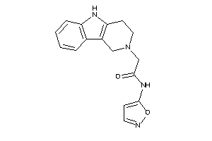 N-isoxazol-5-yl-2-(1,3,4,5-tetrahydropyrido[4,3-b]indol-2-yl)acetamide