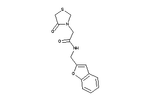 N-(benzofuran-2-ylmethyl)-2-(4-ketothiazolidin-3-yl)acetamide