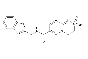 N-(benzofuran-2-ylmethyl)-2,2-diketo-3,4-dihydropyrido[2,1-c][1,2,4]thiadiazine-7-carboxamide