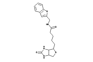 N-(benzofuran-2-ylmethyl)-5-(2-keto-1,3,3a,4,6,6a-hexahydrothieno[3,4-d]imidazol-4-yl)valeramide