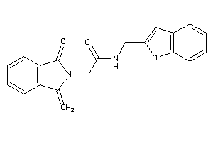 N-(benzofuran-2-ylmethyl)-2-(1-keto-3-methylene-isoindolin-2-yl)acetamide