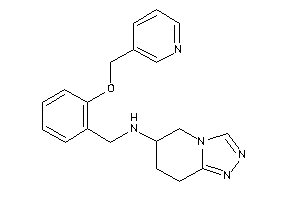 [2-(3-pyridylmethoxy)benzyl]-(5,6,7,8-tetrahydro-[1,2,4]triazolo[4,3-a]pyridin-6-yl)amine