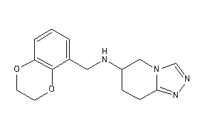 2,3-dihydro-1,4-benzodioxin-8-ylmethyl(5,6,7,8-tetrahydro-[1,2,4]triazolo[4,3-a]pyridin-6-yl)amine