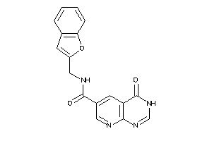 Image of N-(benzofuran-2-ylmethyl)-4-keto-3H-pyrido[2,3-d]pyrimidine-6-carboxamide
