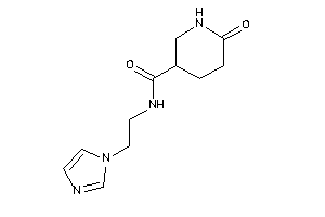 N-(2-imidazol-1-ylethyl)-6-keto-nipecotamide