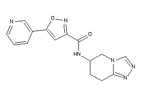 5-(3-pyridyl)-N-(5,6,7,8-tetrahydro-[1,2,4]triazolo[4,3-a]pyridin-6-yl)isoxazole-3-carboxamide