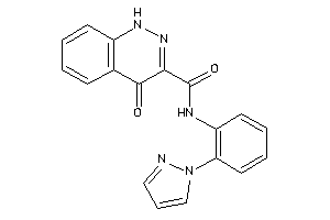 4-keto-N-(2-pyrazol-1-ylphenyl)-1H-cinnoline-3-carboxamide