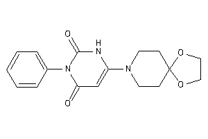 6-(1,4-dioxa-8-azaspiro[4.5]decan-8-yl)-3-phenyl-uracil