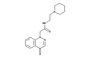 2-(4-ketocinnolin-1-yl)-N-(2-piperidinoethyl)acetamide