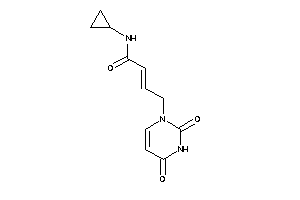 N-cyclopropyl-4-(2,4-diketopyrimidin-1-yl)but-2-enamide