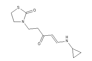 3-[5-(cyclopropylamino)-3-keto-pent-4-enyl]thiazolidin-2-one