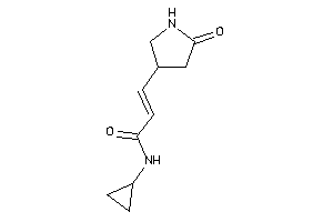 N-cyclopropyl-3-(5-ketopyrrolidin-3-yl)acrylamide