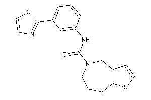 N-(3-oxazol-2-ylphenyl)-4,6,7,8-tetrahydrothieno[3,2-c]azepine-5-carboxamide