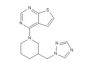 4-[3-(1,2,4-triazol-1-ylmethyl)piperidino]thieno[2,3-d]pyrimidine