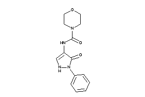 N-(5-keto-1-phenyl-3-pyrazolin-4-yl)morpholine-4-carboxamide