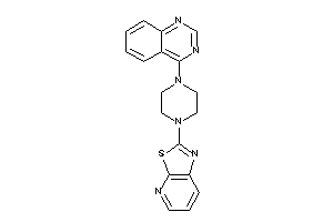 2-(4-quinazolin-4-ylpiperazino)thiazolo[5,4-b]pyridine