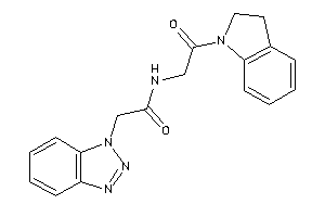 2-(benzotriazol-1-yl)-N-(2-indolin-1-yl-2-keto-ethyl)acetamide