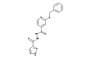 2-benzoxy-N'-(2H-triazole-4-carbonyl)isonicotinohydrazide