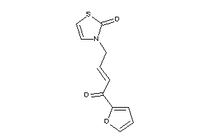 3-[4-(2-furyl)-4-keto-but-2-enyl]-4-thiazolin-2-one