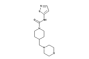 N-isothiazol-5-yl-4-(morpholinomethyl)piperidine-1-carboxamide