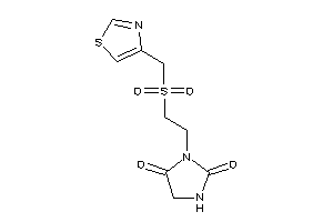 3-[2-(thiazol-4-ylmethylsulfonyl)ethyl]hydantoin