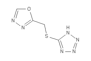 Image of 2-[(1H-tetrazol-5-ylthio)methyl]-1,3,4-oxadiazole