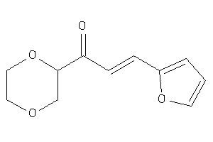 Image of 1-(1,4-dioxan-2-yl)-3-(2-furyl)prop-2-en-1-one