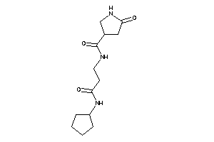 N-[3-(cyclopentylamino)-3-keto-propyl]-5-keto-pyrrolidine-3-carboxamide