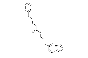 5-phenylvaleric Acid 3-pyrazolo[1,5-a]pyrimidin-6-ylpropyl Ester