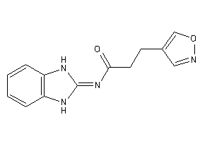 N-(1,3-dihydrobenzimidazol-2-ylidene)-3-isoxazol-4-yl-propionamide