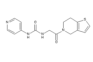 1-[2-(6,7-dihydro-4H-thieno[3,2-c]pyridin-5-yl)-2-keto-ethyl]-3-(4-pyridyl)urea