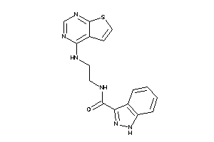 N-[2-(thieno[2,3-d]pyrimidin-4-ylamino)ethyl]-1H-indazole-3-carboxamide