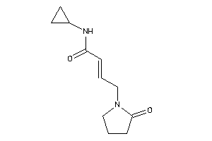 N-cyclopropyl-4-(2-ketopyrrolidino)but-2-enamide